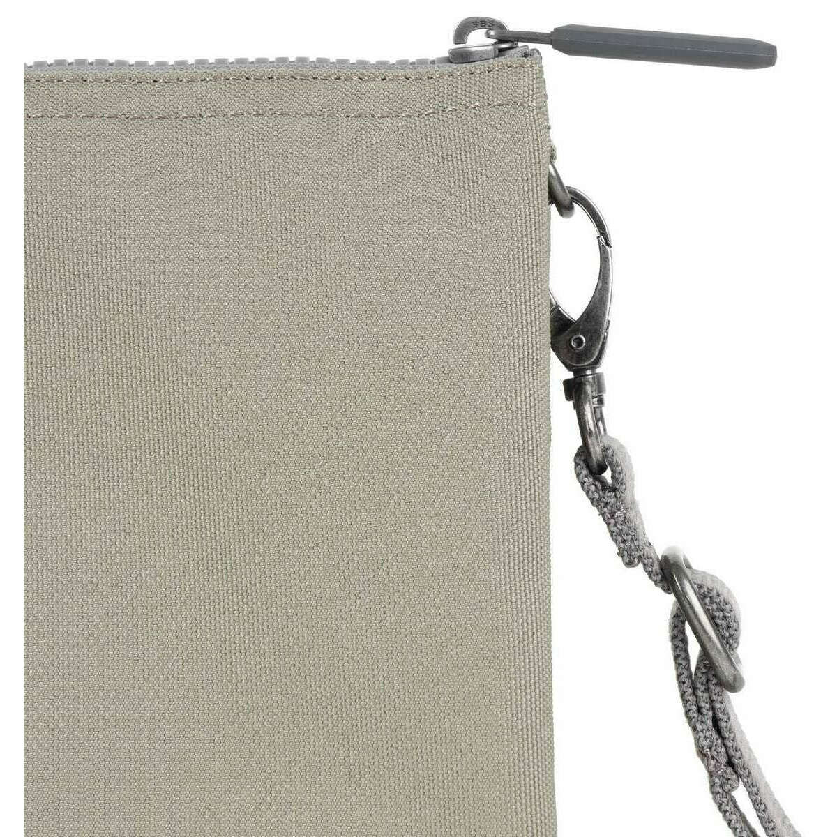 Roka Carnaby XL Recycled Canvas Crossbody Bag - Coriander Grey - Image 7