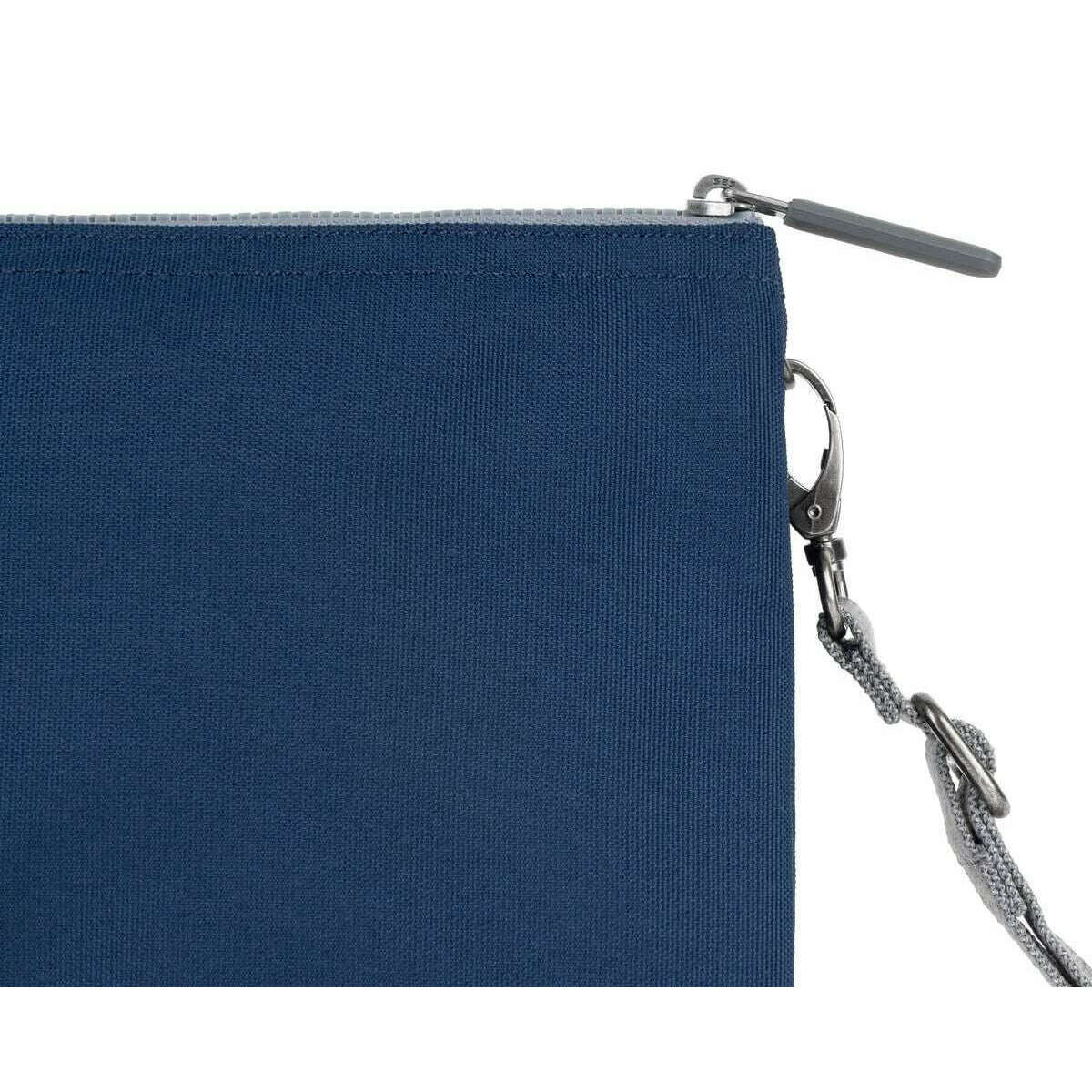 Roka Carnaby XL Recycled Canvas Crossbody Bag - Crisp Blue - Image 7