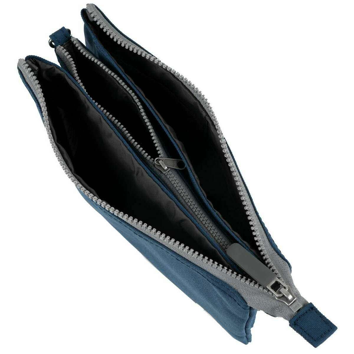 Roka Carnaby XL Recycled Canvas Crossbody Bag - Deep Blue - Image 5