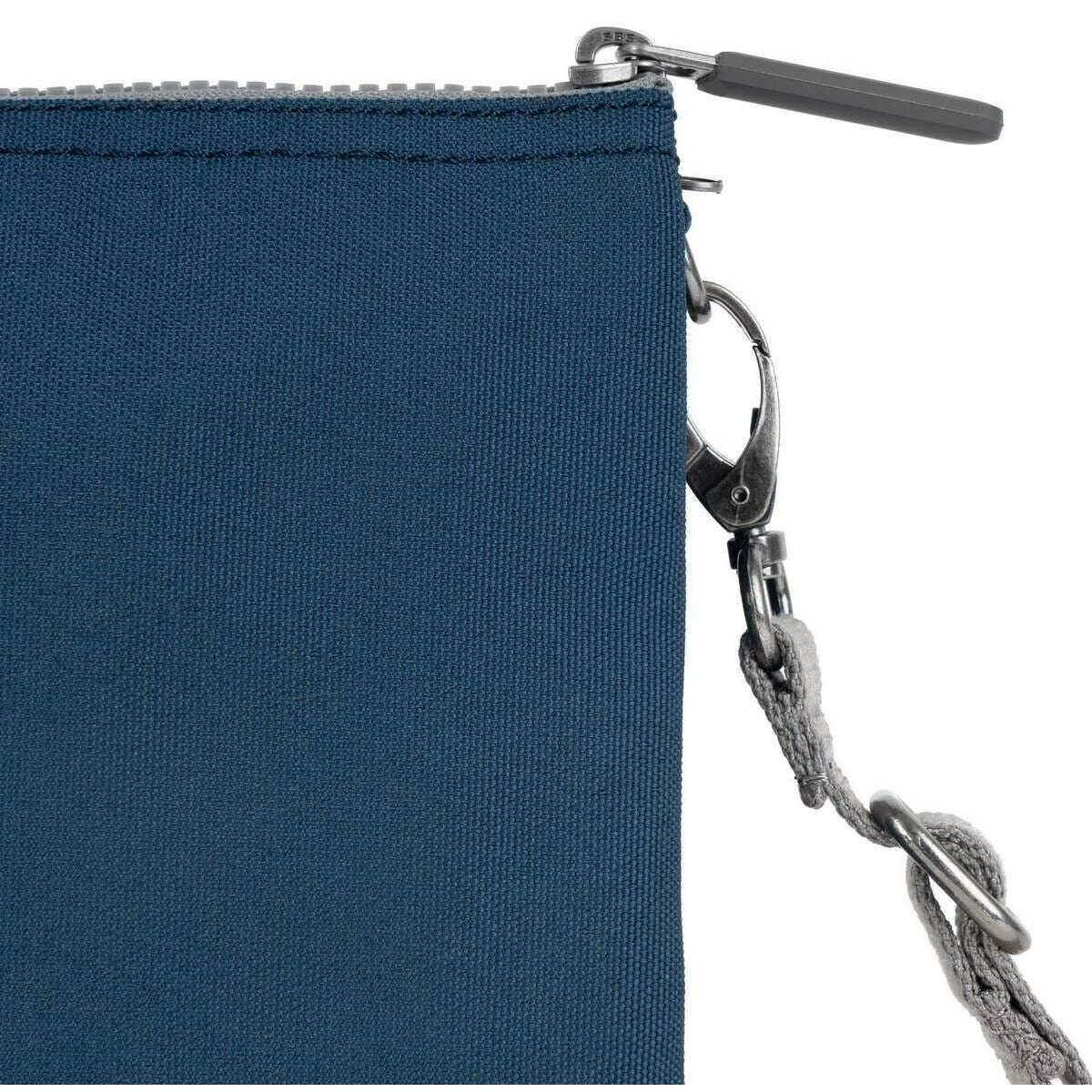 Roka Carnaby XL Recycled Canvas Crossbody Bag - Deep Blue - Image 7