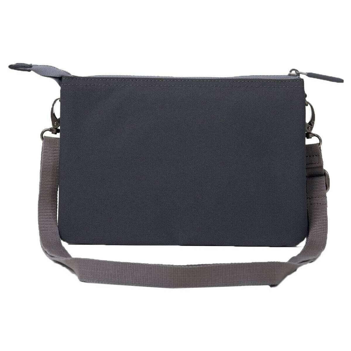 Roka Carnaby XL Recycled Canvas Crossbody Bag - Faded Black - Image 2