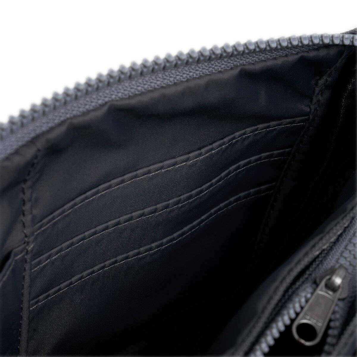 Roka Carnaby XL Recycled Canvas Crossbody Bag - Faded Black - Image 5
