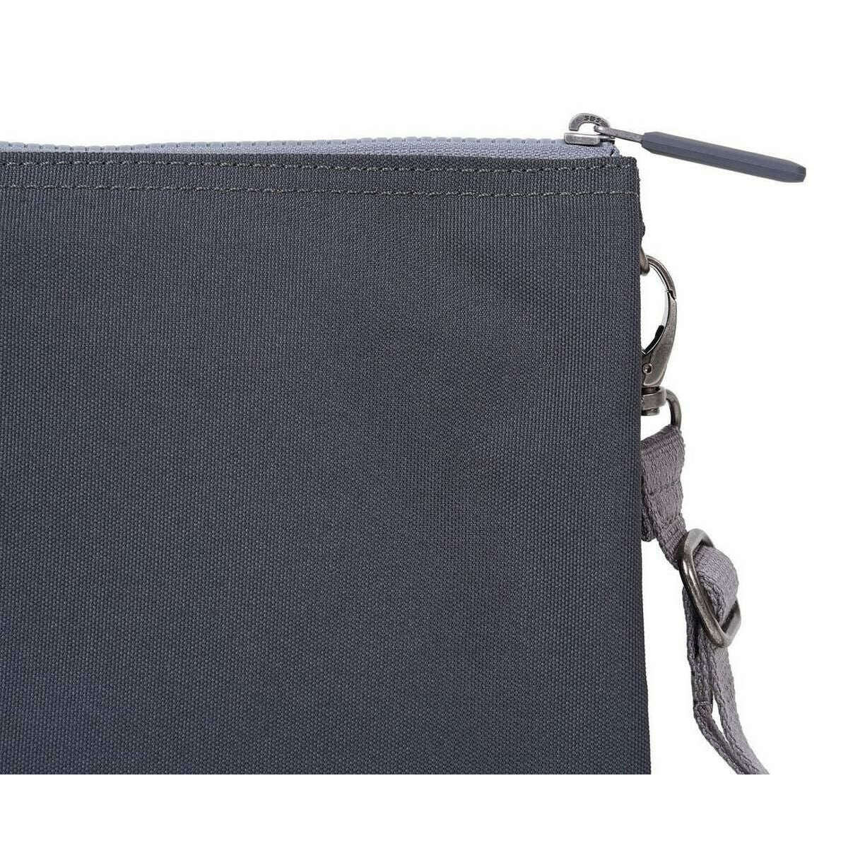 Roka Carnaby XL Recycled Canvas Crossbody Bag - Faded Black - Image 7