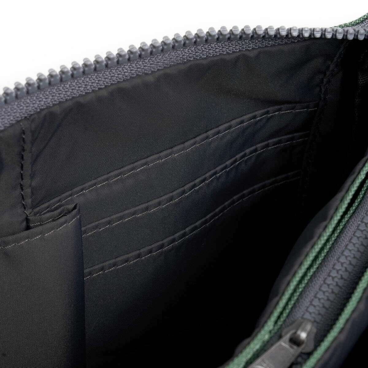 Roka Carnaby XL Recycled Canvas Crossbody Bag - Frost Green - Image 5