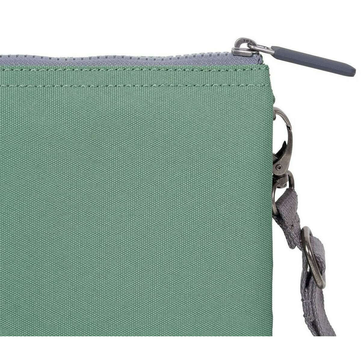 Roka Carnaby XL Recycled Canvas Crossbody Bag - Frost Green - Image 7