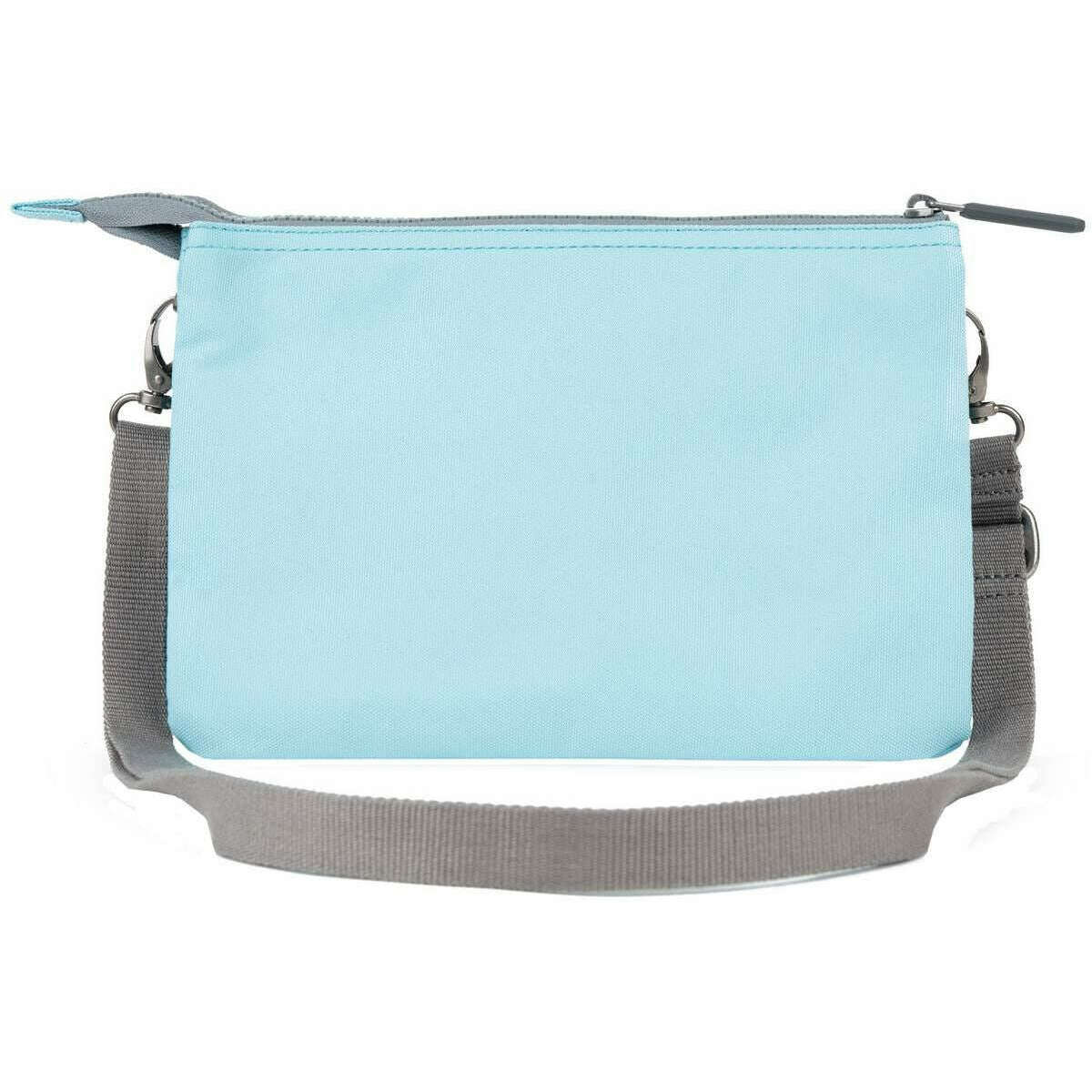 Roka Carnaby XL Recycled Canvas Crossbody Bag - Ice Blue - Image 2