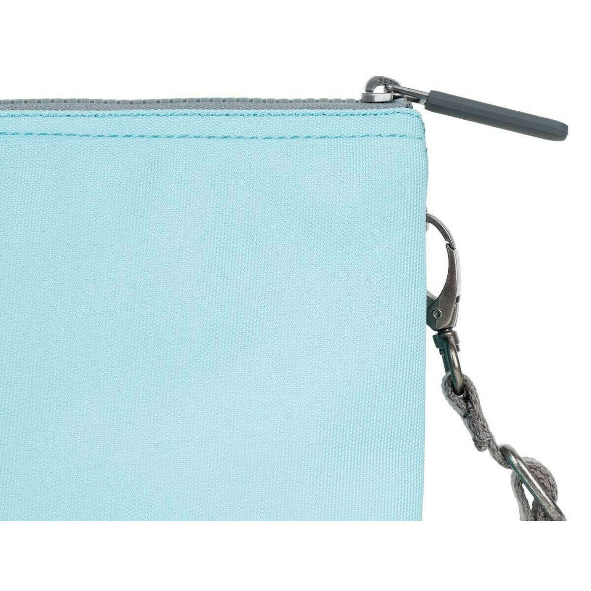 Roka Carnaby XL Recycled Canvas Crossbody Bag - Ice Blue - Image 7