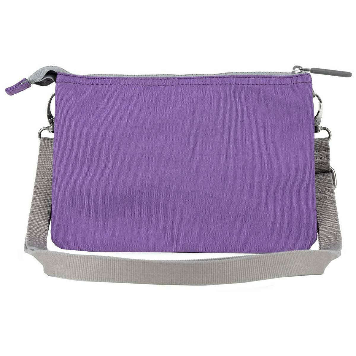 Roka Carnaby XL Recycled Canvas Crossbody Bag - Imperial Purple - Image 2
