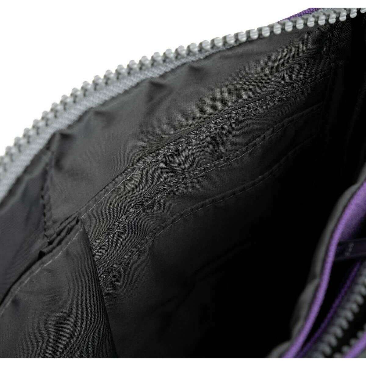 Roka Carnaby XL Recycled Canvas Crossbody Bag - Imperial Purple - Image 6