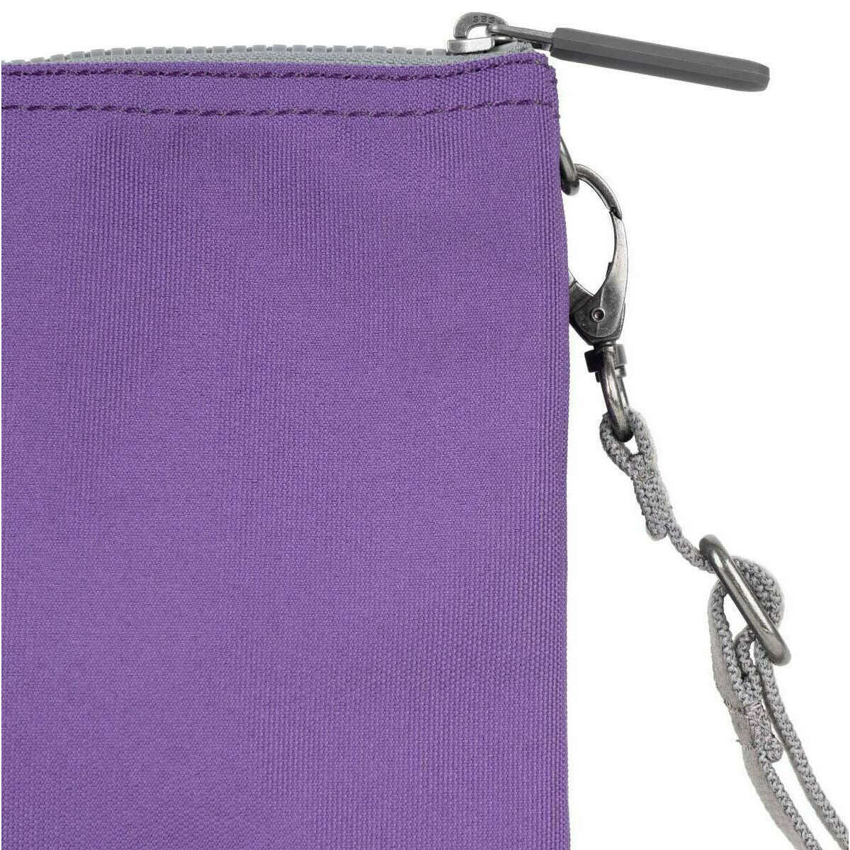 Roka Carnaby XL Recycled Canvas Crossbody Bag - Imperial Purple - Image 7