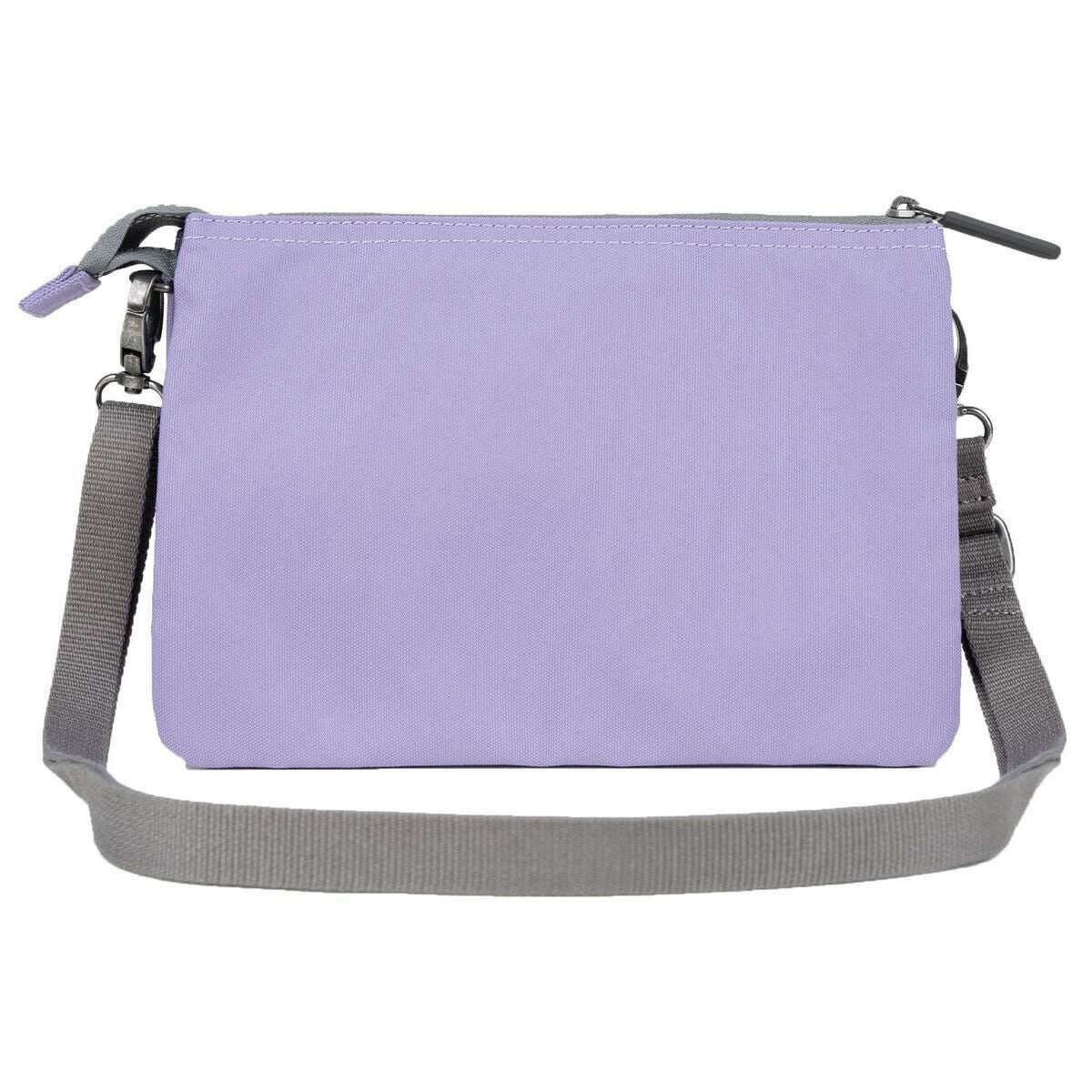 Roka Carnaby XL Recycled Canvas Crossbody Bag - Lavender - Image 2