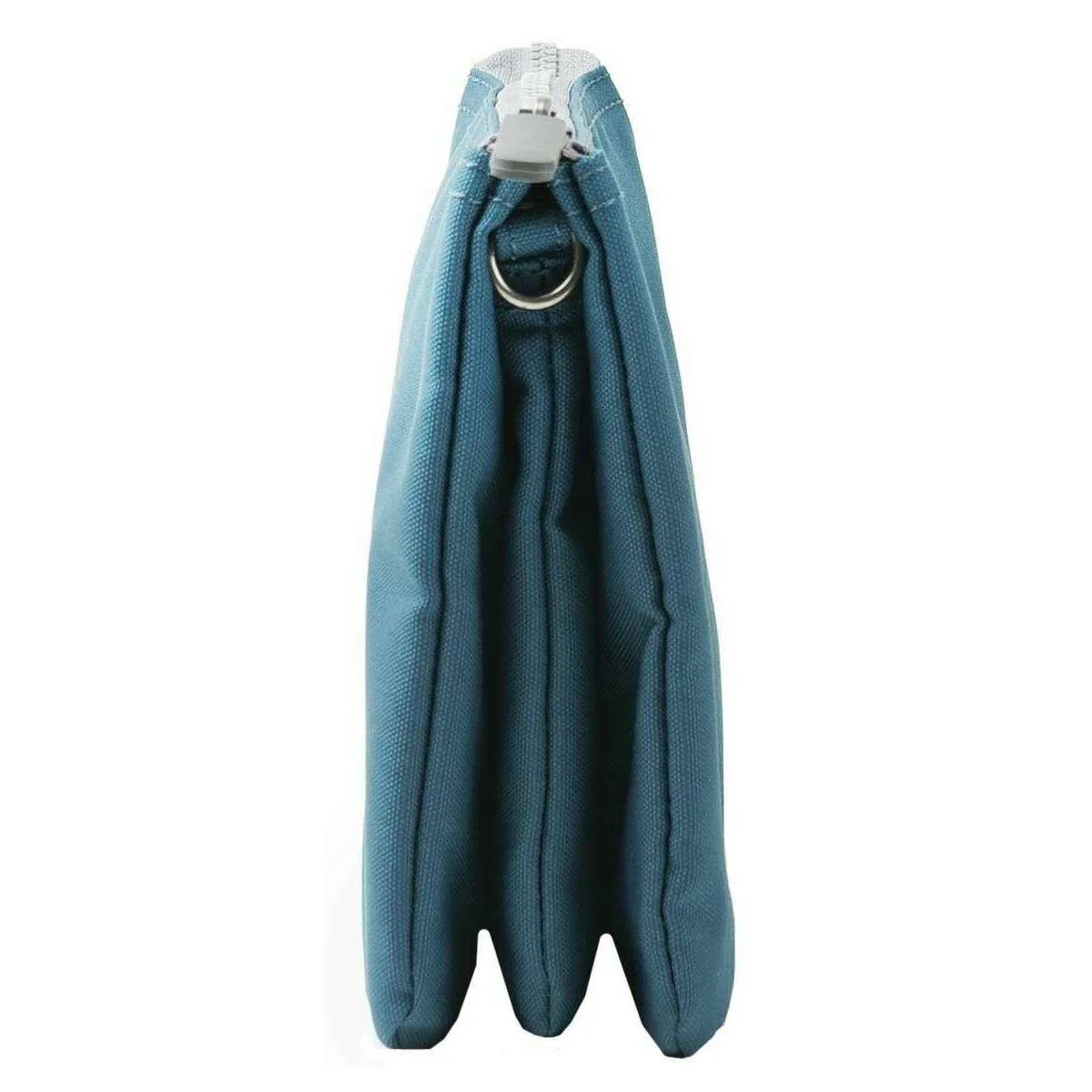 Roka Carnaby XL Recycled Canvas Crossbody Bag - Marine Blue - Image 4