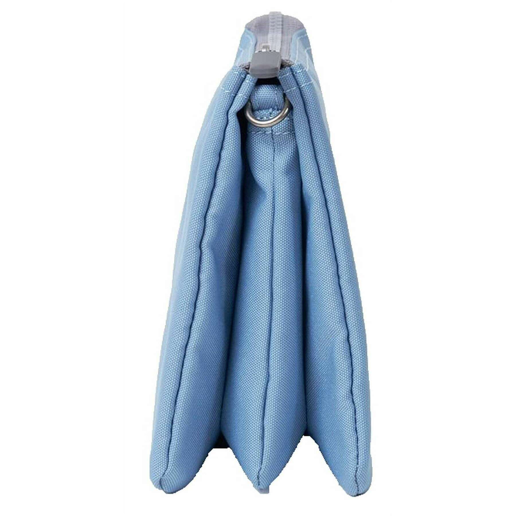 Roka Carnaby XL Recycled Canvas Crossbody Bag - Retro Blue - Image 6