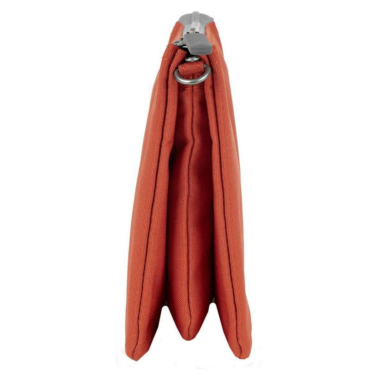 Roka Carnaby XL Recycled Canvas Crossbody Bag - Rooibos Orange - Image 4