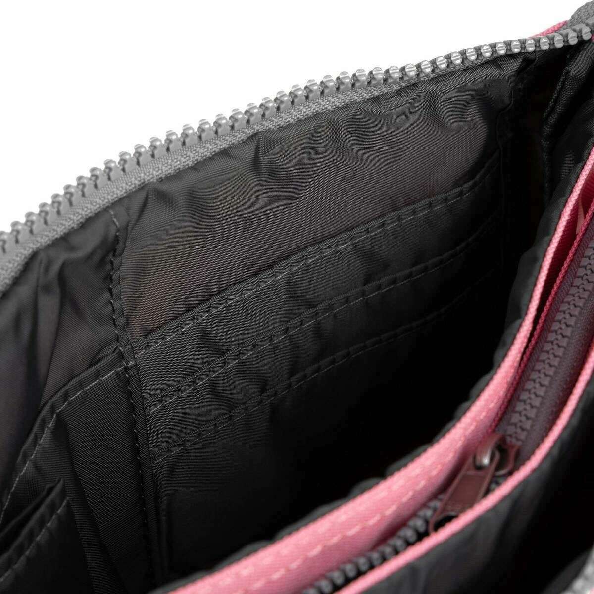 Roka Carnaby XL Recycled Canvas Crossbody Bag - Rose Pink - Image 5