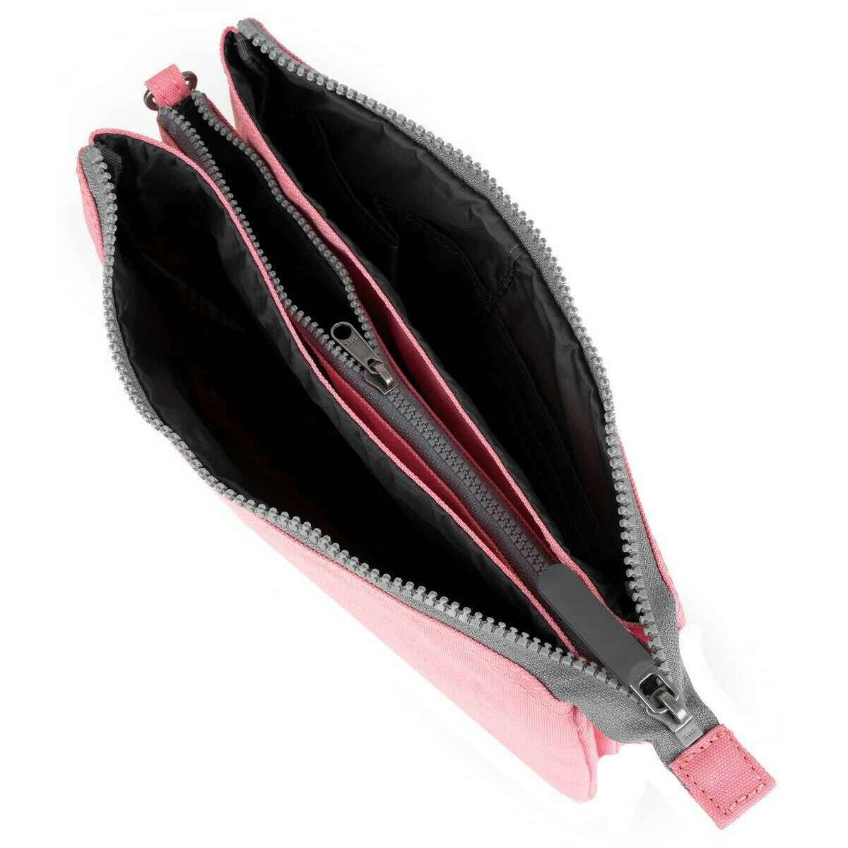 Roka Carnaby XL Recycled Canvas Crossbody Bag - Rose Pink - Image 6