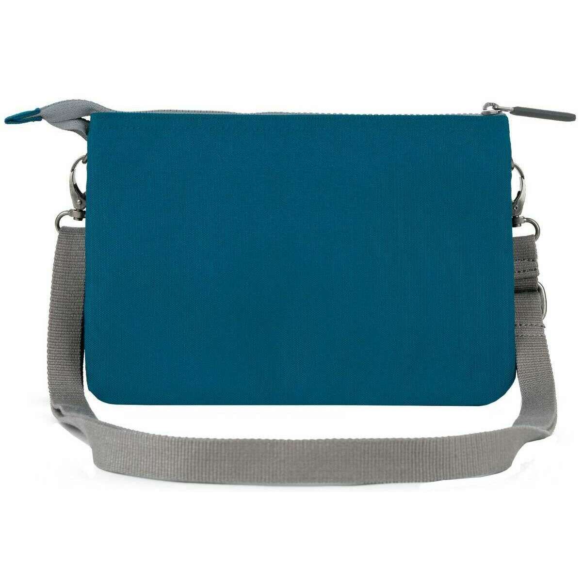 Roka Carnaby XL Recycled Canvas Crossbody Bag - Sapphire Blue - Image 2