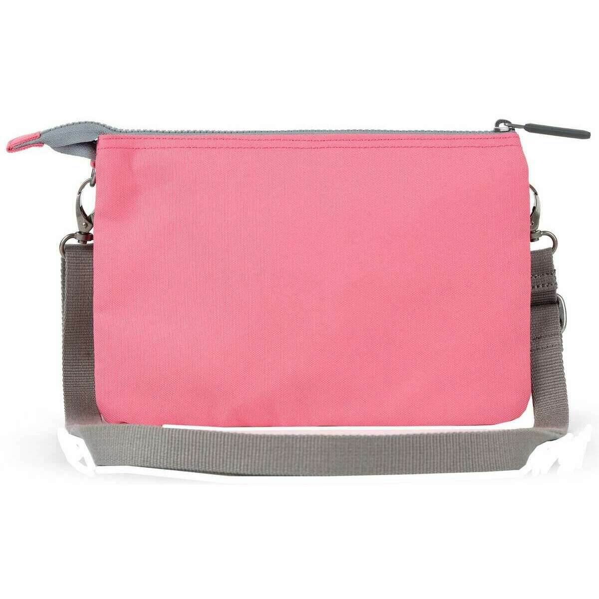 Roka Carnaby XL Recycled Canvas Crossbody Bag - Tulip Pink - Image 2