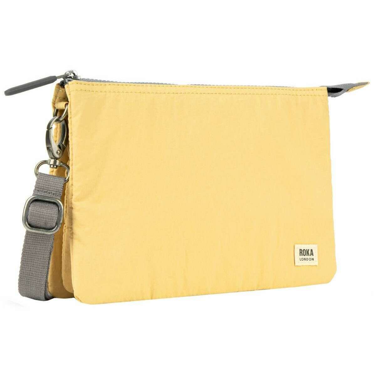 Roka Carnaby XL Talson Crossbody Bag - Champagne Yellow - Image 3