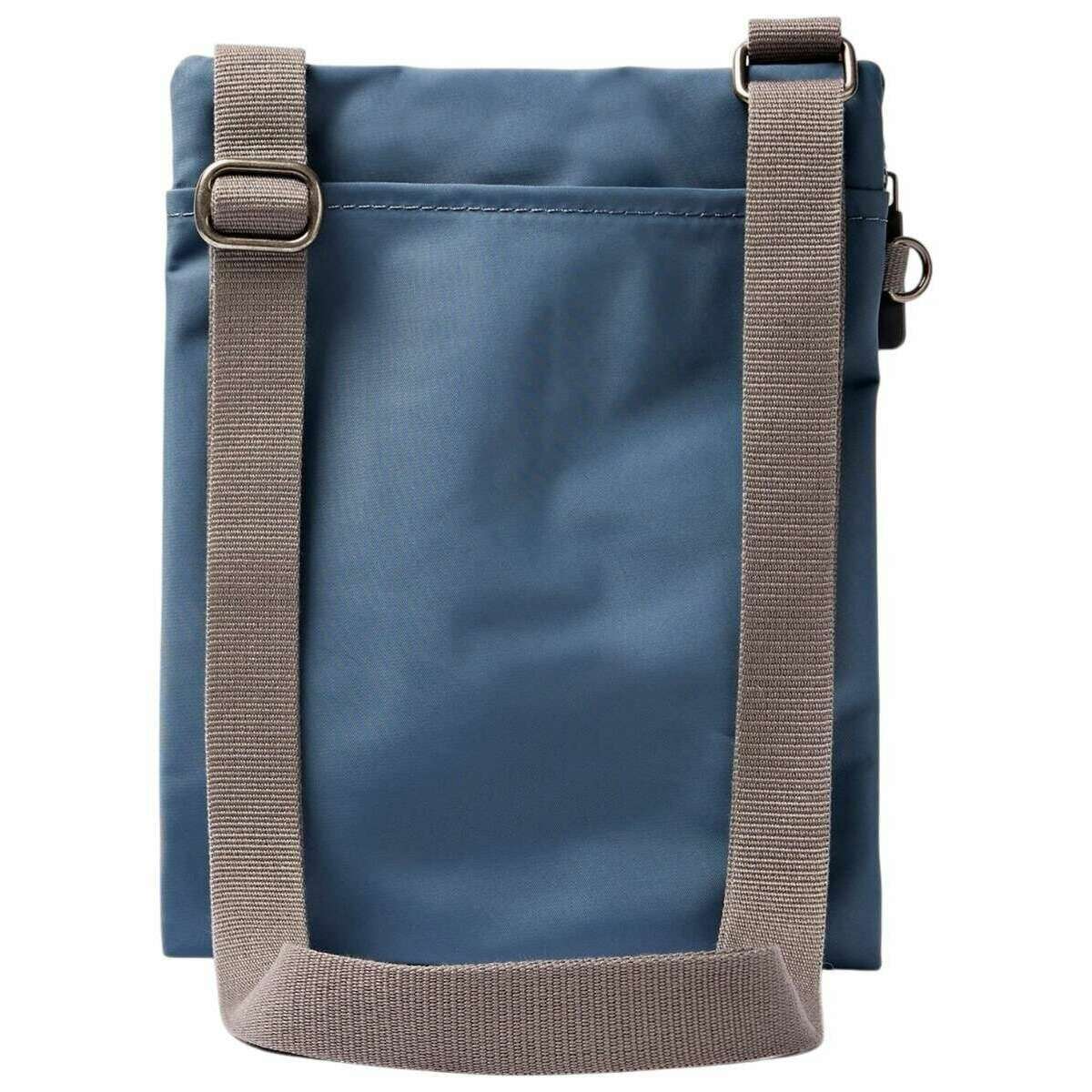 Roka Chelsea B Medium Recycled Nylon Sling Bag - Airforce Blue - Image 2