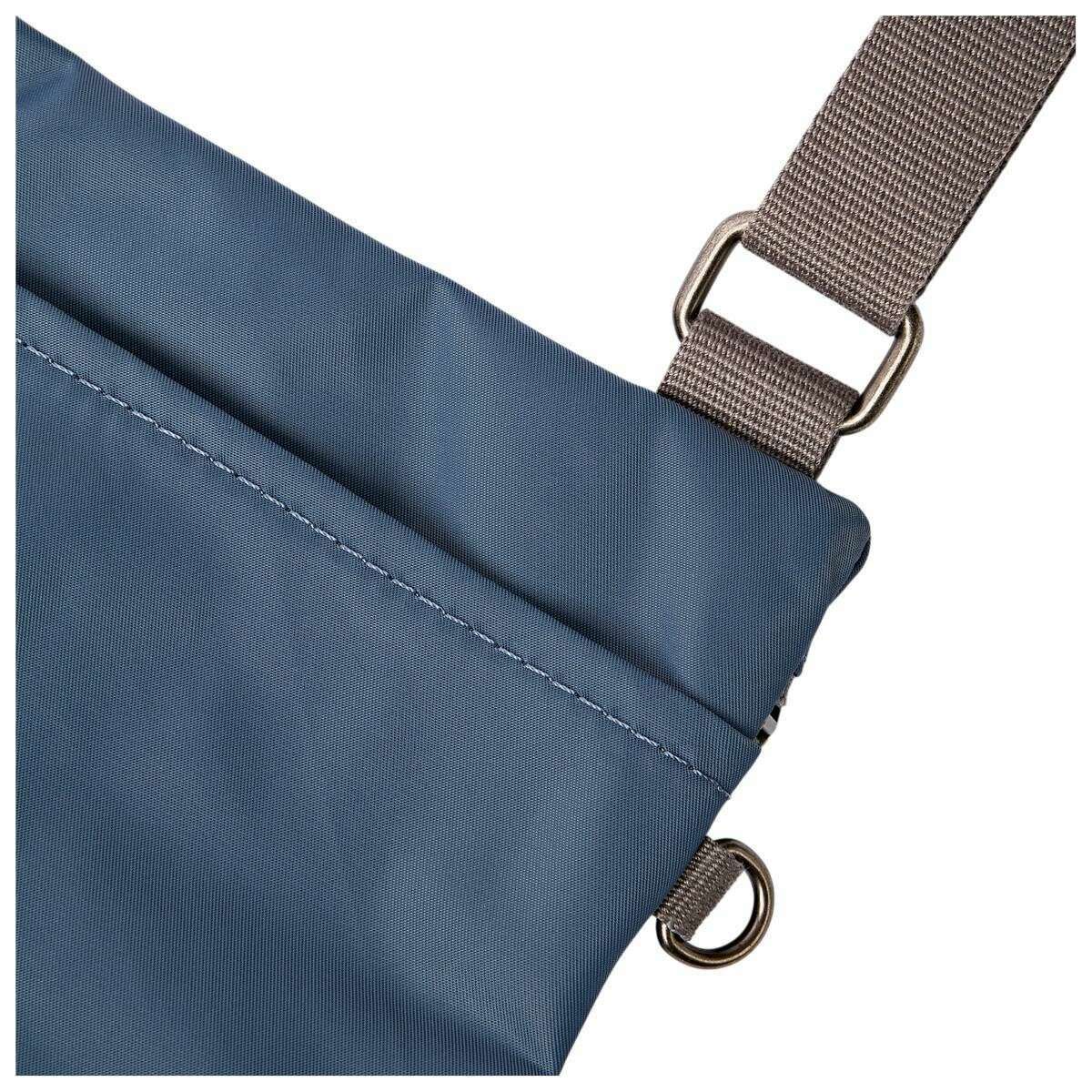 Roka Chelsea B Medium Recycled Nylon Sling Bag - Airforce Blue - Image 6