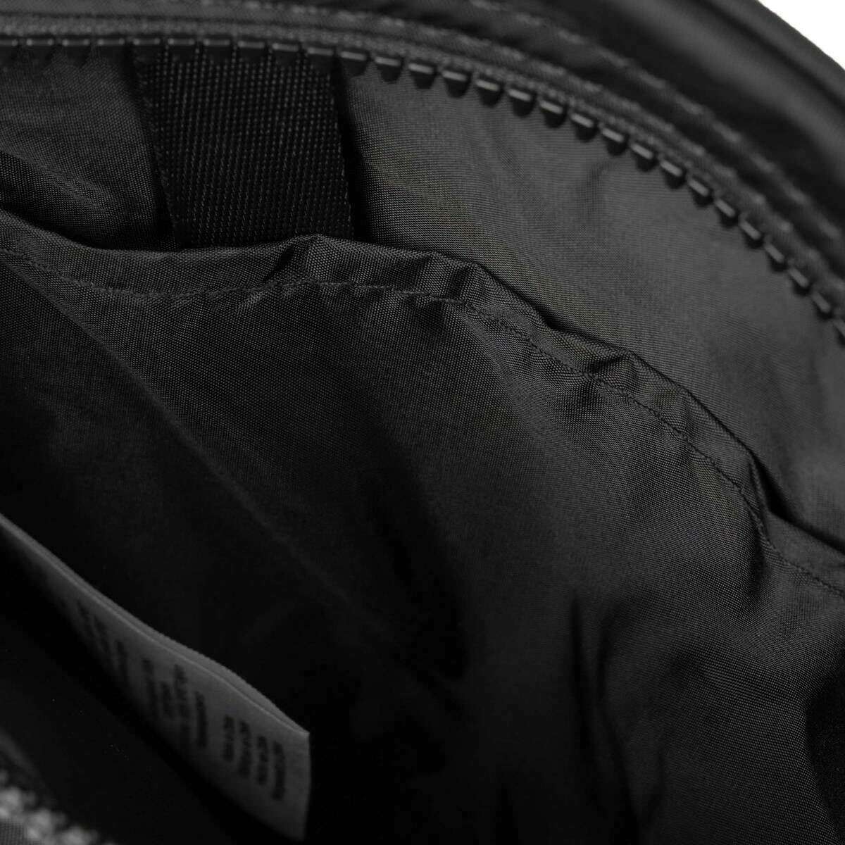 Roka Chelsea B Medium Recycled Nylon Sling Bag - All Black - Image 4