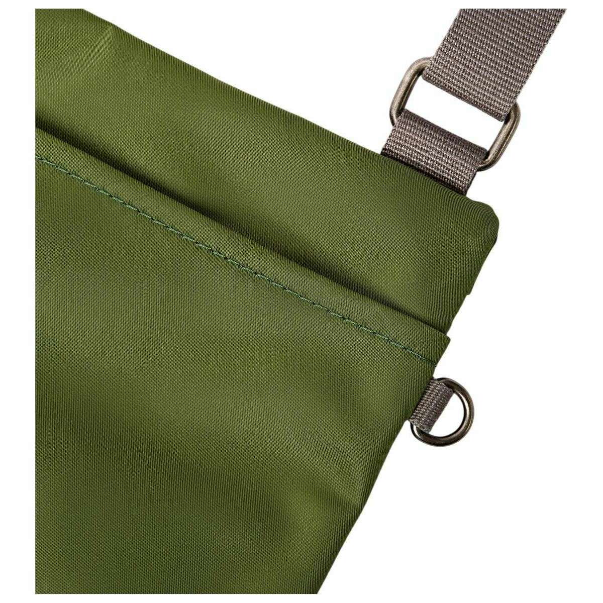 Roka Chelsea B Medium Recycled Nylon Sling Bag - Avocado Green - Image 6
