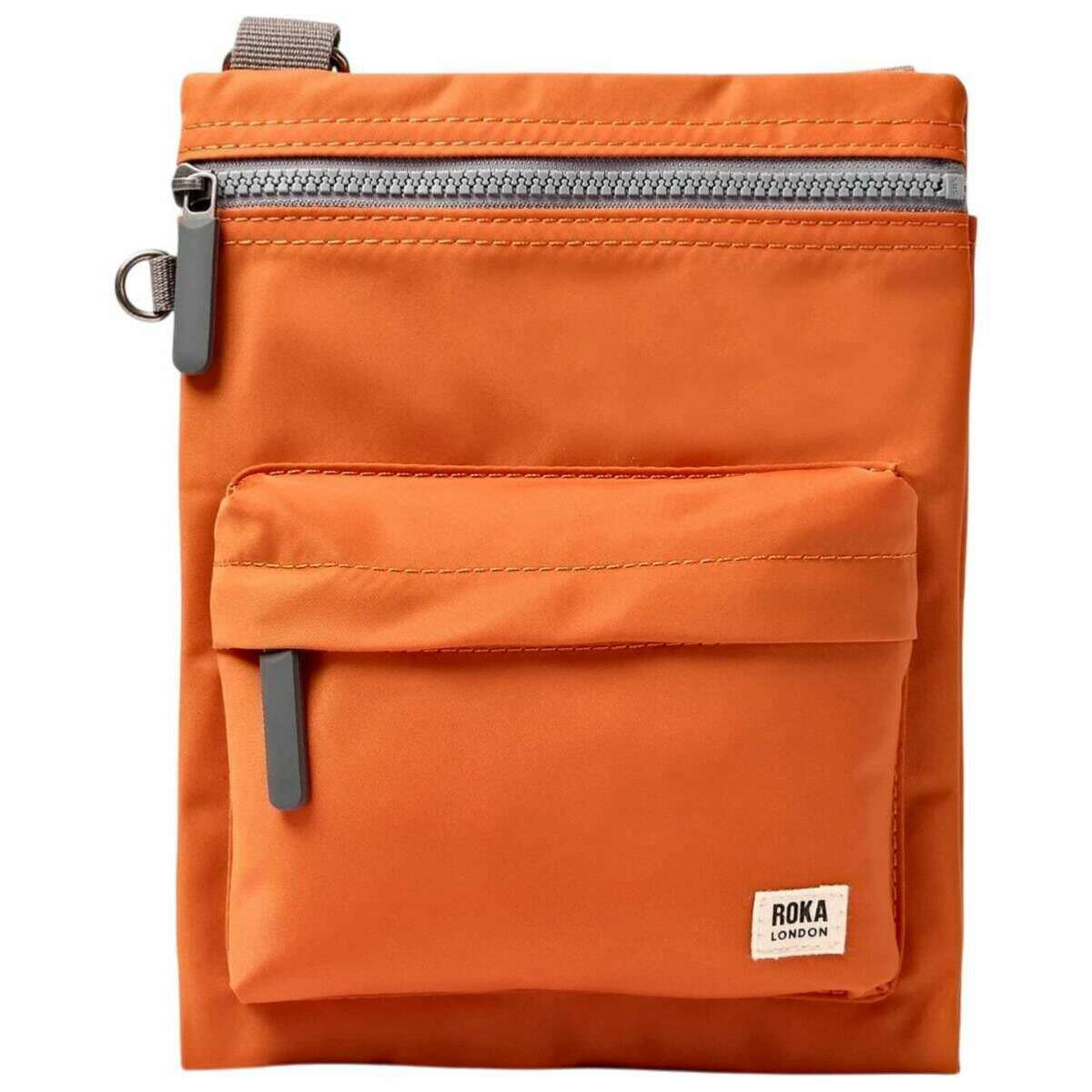 Roka Chelsea B Medium Recycled Nylon Sling Bag - Burnt Orange
