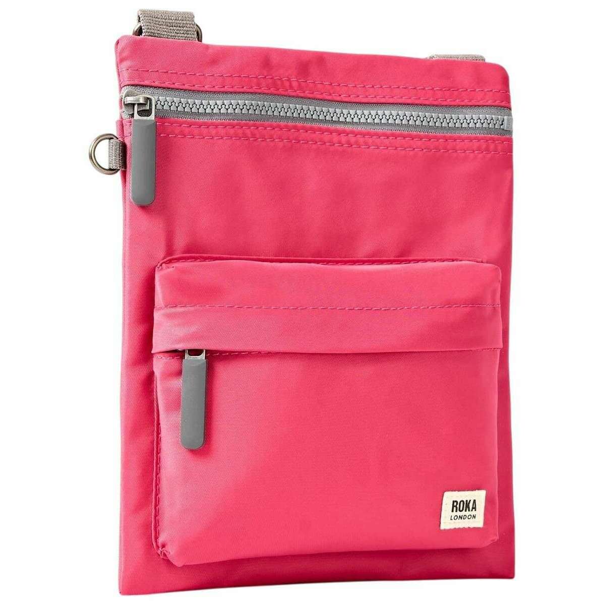 Roka Chelsea B Medium Recycled Nylon Sling Bag - Granita Red - Image 3
