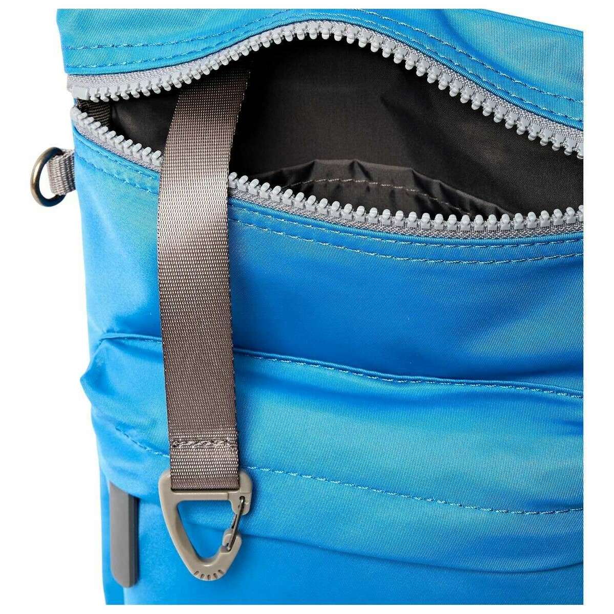 Roka Chelsea B Medium Recycled Nylon Sling Bag - Malibu Blue - Image 4