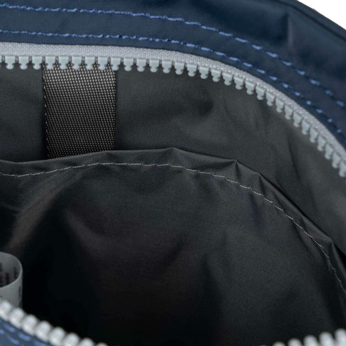 Roka Chelsea B Medium Recycled Nylon Sling Bag - Midnight Navy - Image 4