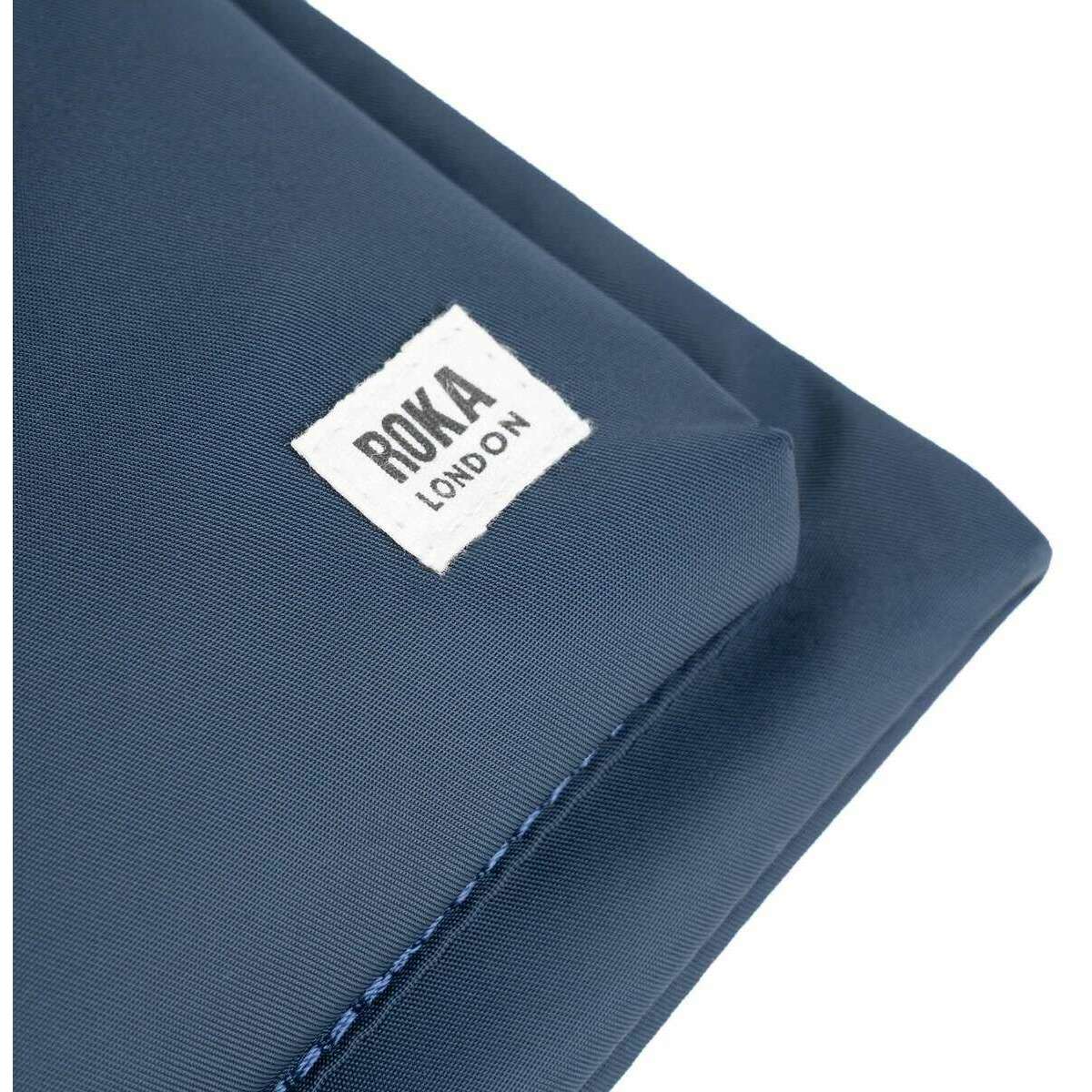 Roka Chelsea B Medium Recycled Nylon Sling Bag - Midnight Navy - Image 6