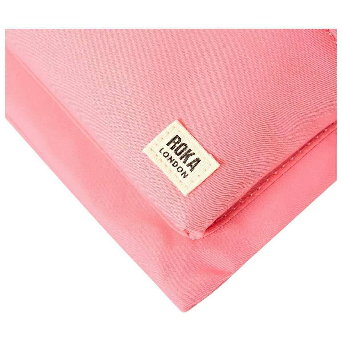 Roka Chelsea B Medium Recycled Nylon Sling Bag - Pink Lemonade - Image 7