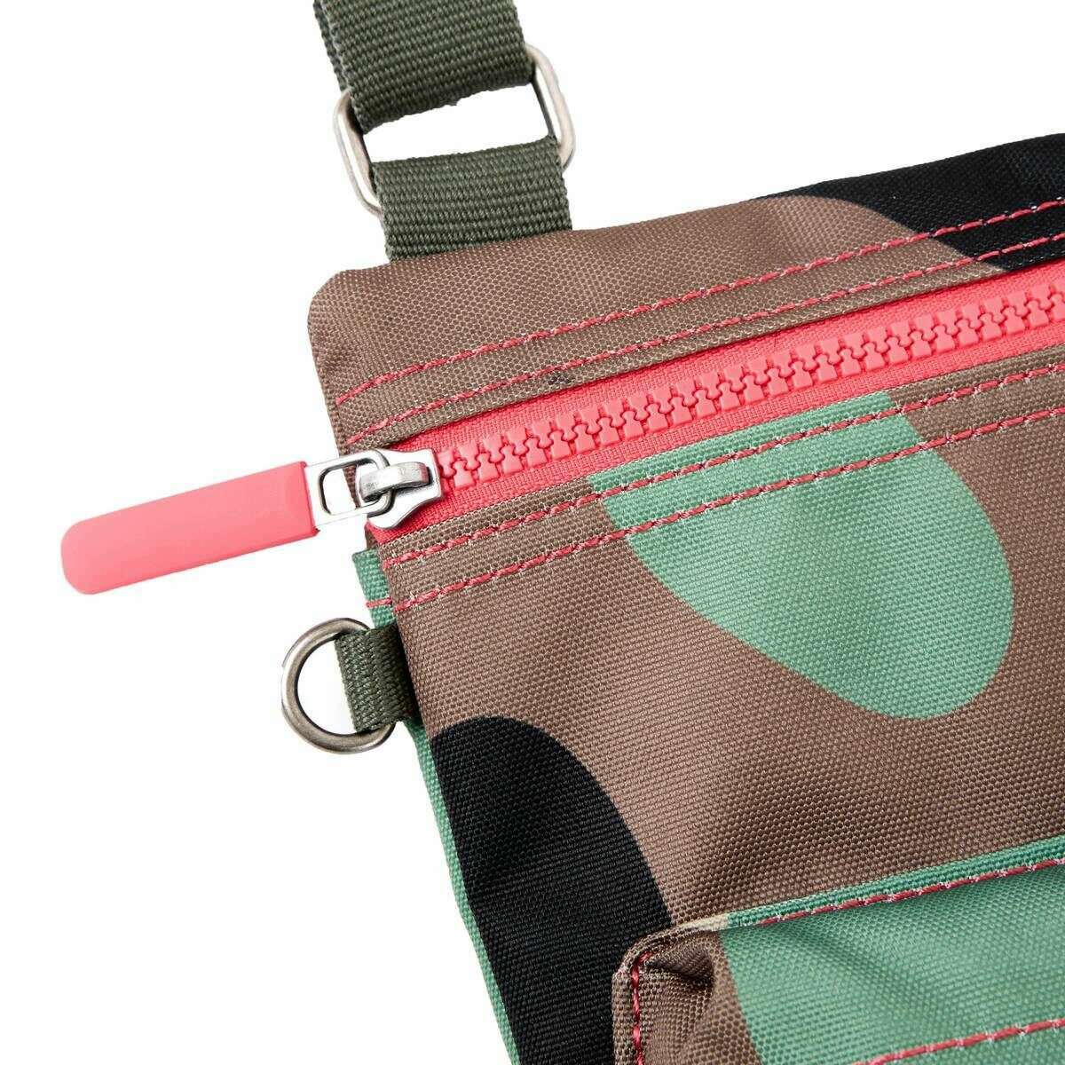 Roka Chelsea B Medium Recycled Sling Bag - Vintage Camo Green - Image 7