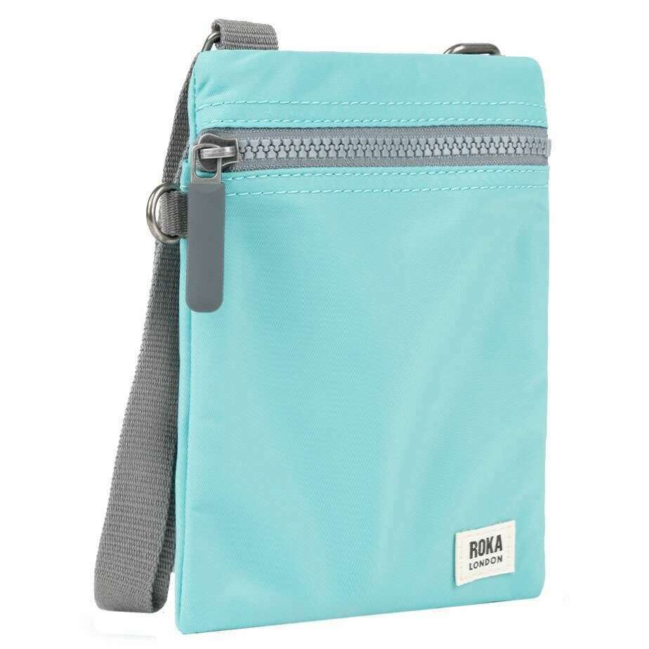 Roka Chelsea Recycled Nylon Sling Bag - Aquatic Awe Blue - Image 3