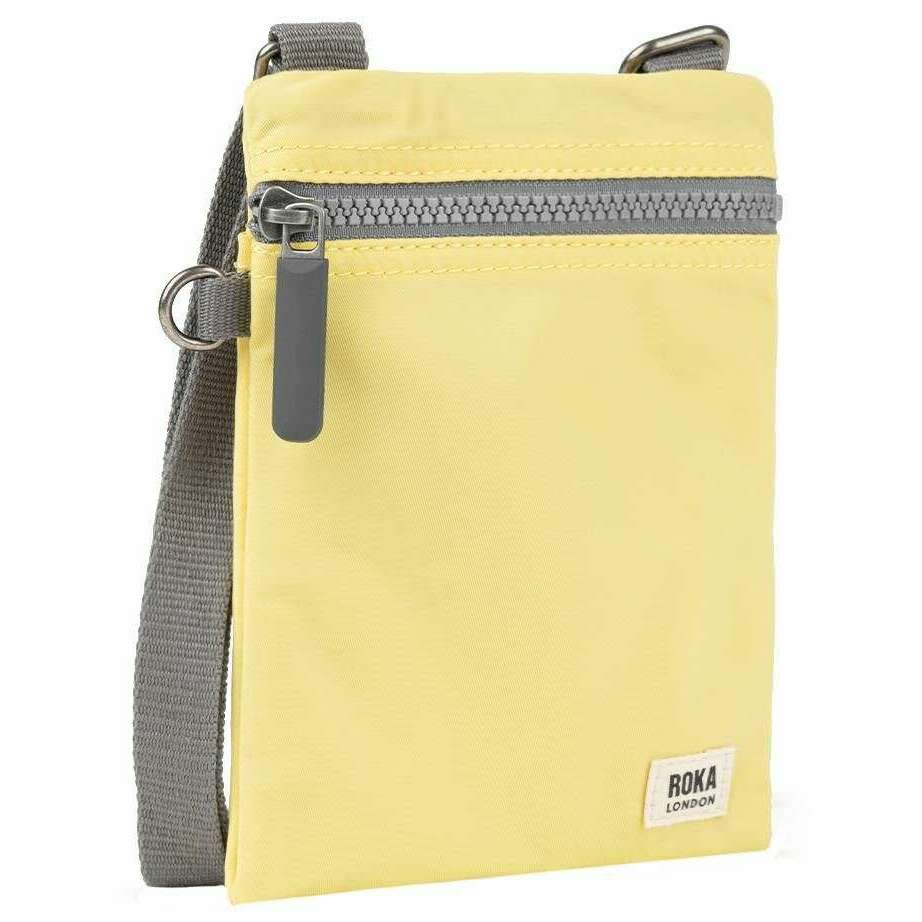 Roka Chelsea Recycled Nylon Sling Bag - Citron Yellow - Image 3
