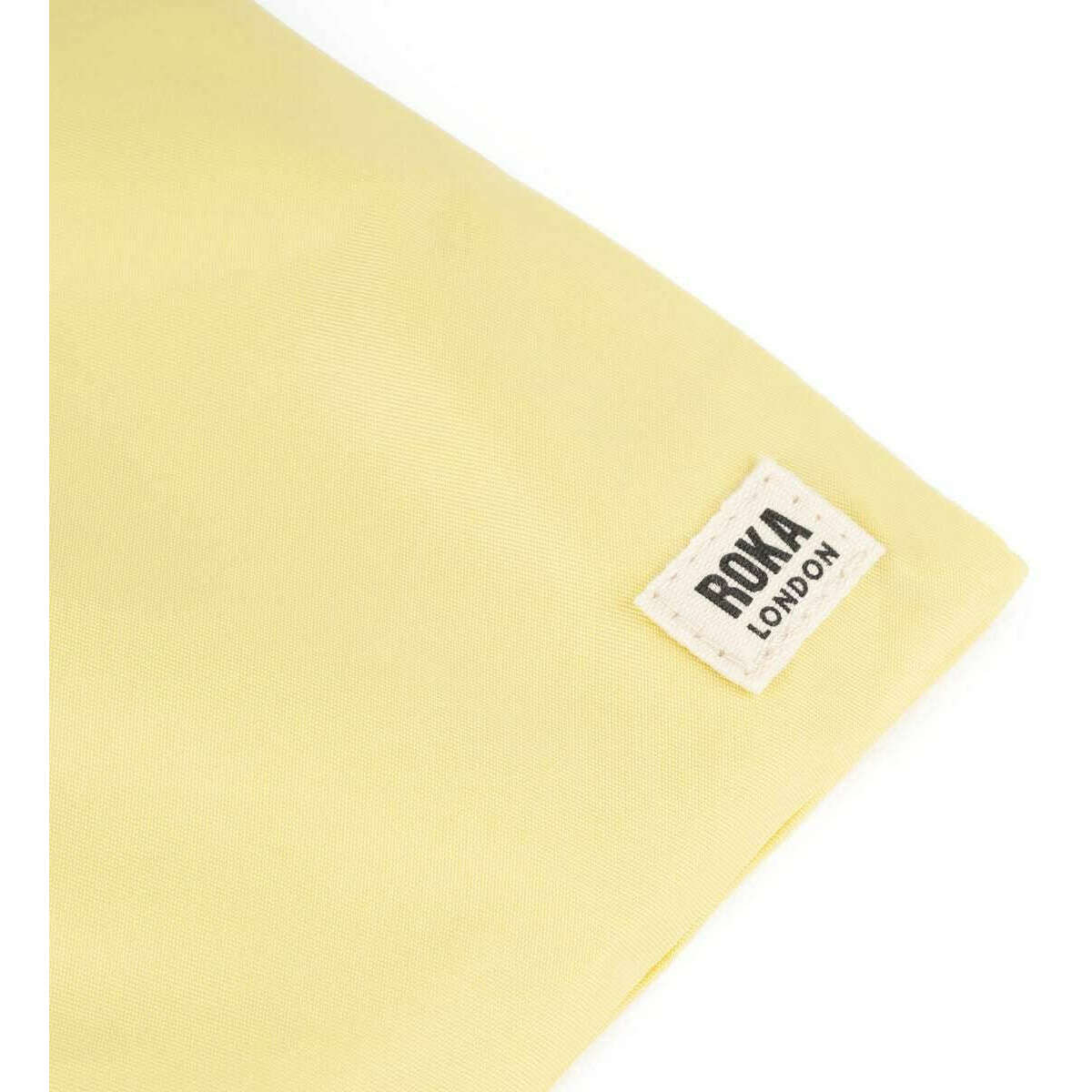 Roka Chelsea Recycled Nylon Sling Bag - Citron Yellow - Image 6