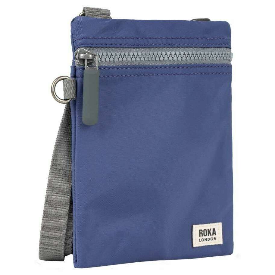 Roka Chelsea Recycled Nylon Sling Bag - Indigo Purple - Image 3