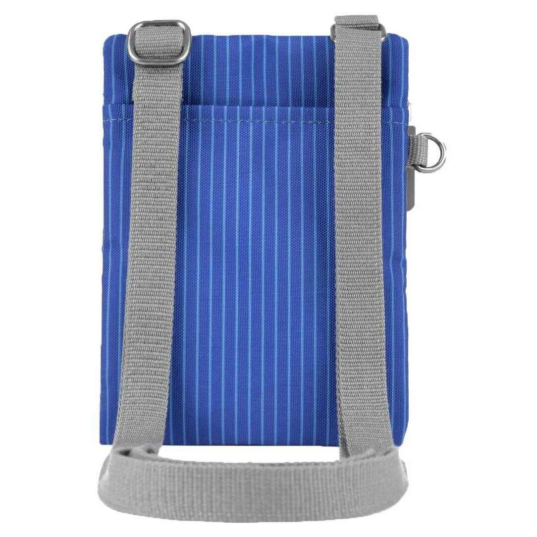 Roka Chelsea Recycled Nylon Sling Bag - Light Wash Denim Blue - Image 2