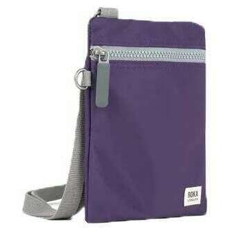Roka Chelsea Recycled Nylon Sling Bag - Majestic Purple - Image 3