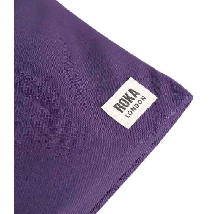 Roka Chelsea Recycled Nylon Sling Bag - Majestic Purple - Image 6