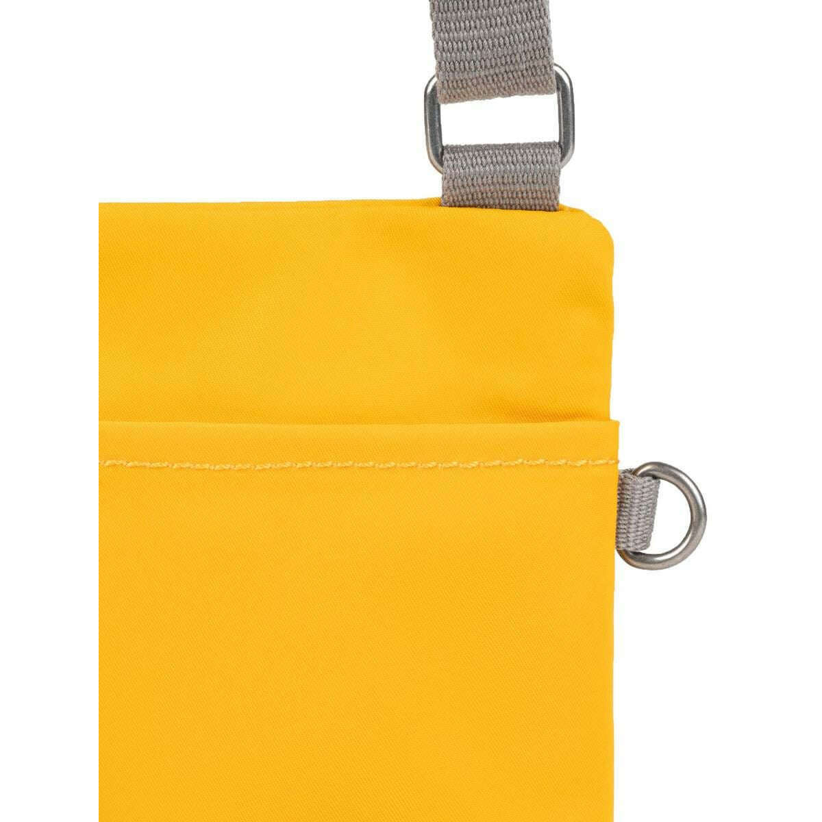Roka Chelsea Recycled Nylon Sling Bag - Saffron Yellow - Image 5