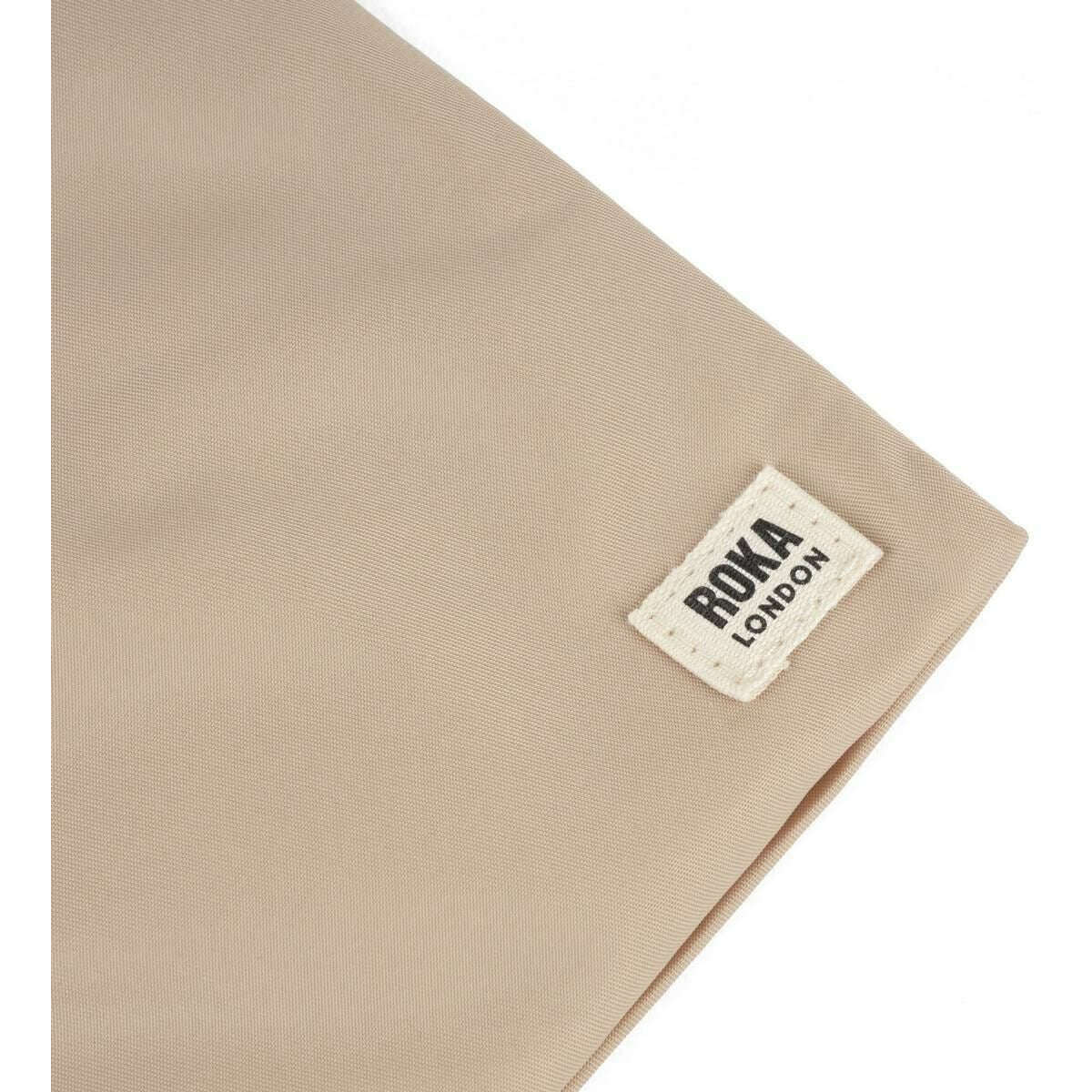 Roka Chelsea Recycled Nylon Sling Bag - Sand Beige - Image 6