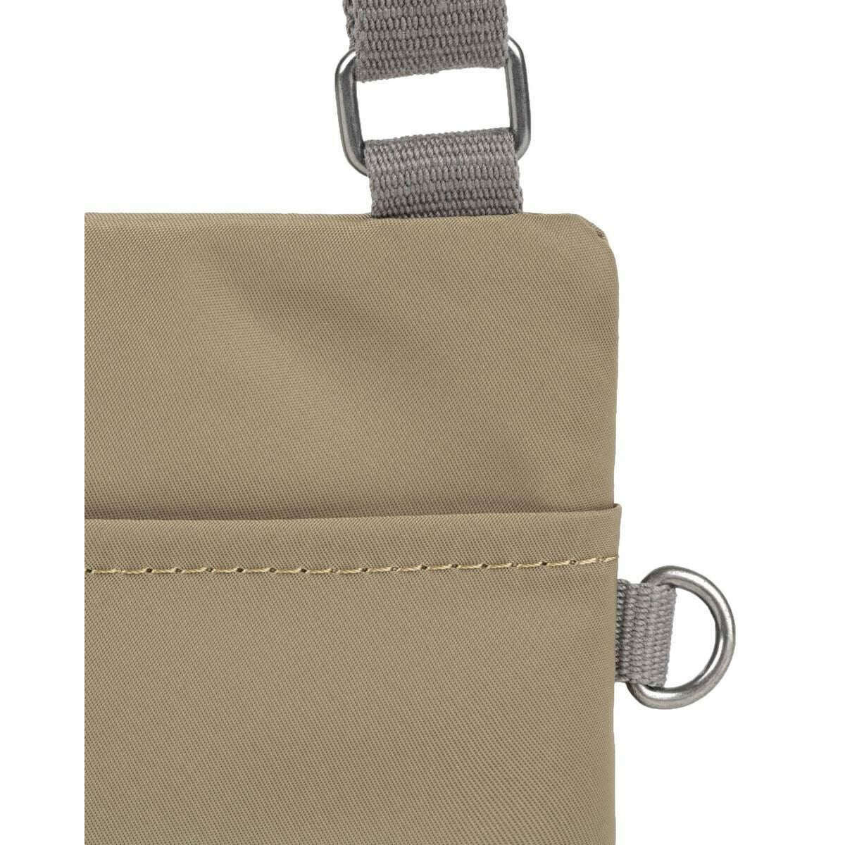 Roka Chelsea Recycled Nylon Sling Bag - Taupe Green - Image 5