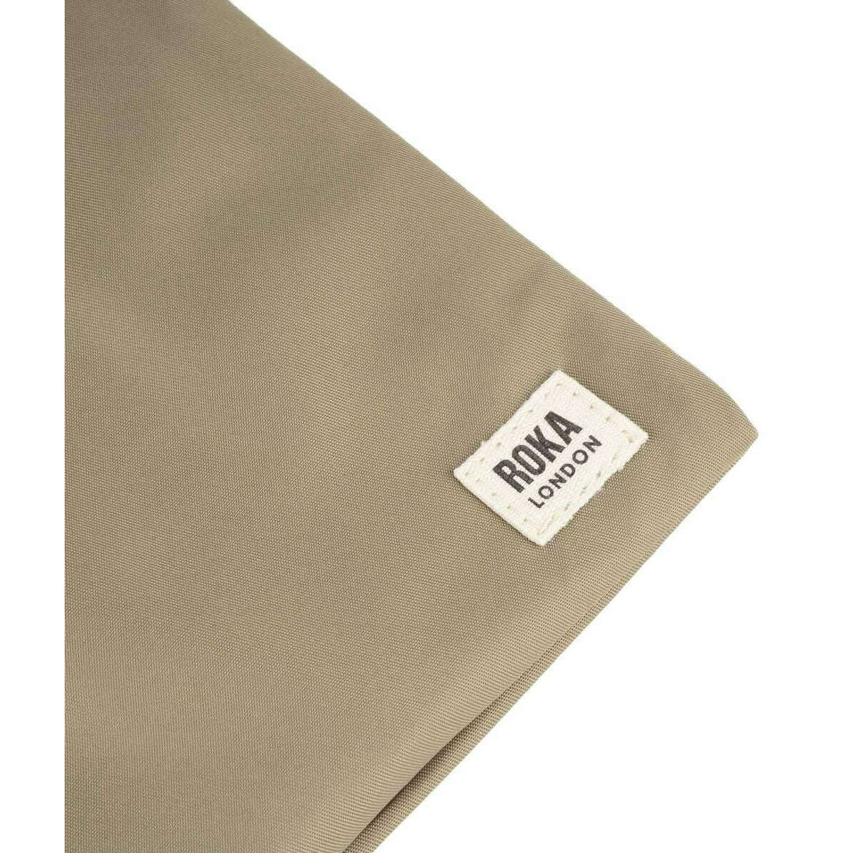 Roka Chelsea Recycled Nylon Sling Bag - Taupe Green - Image 6
