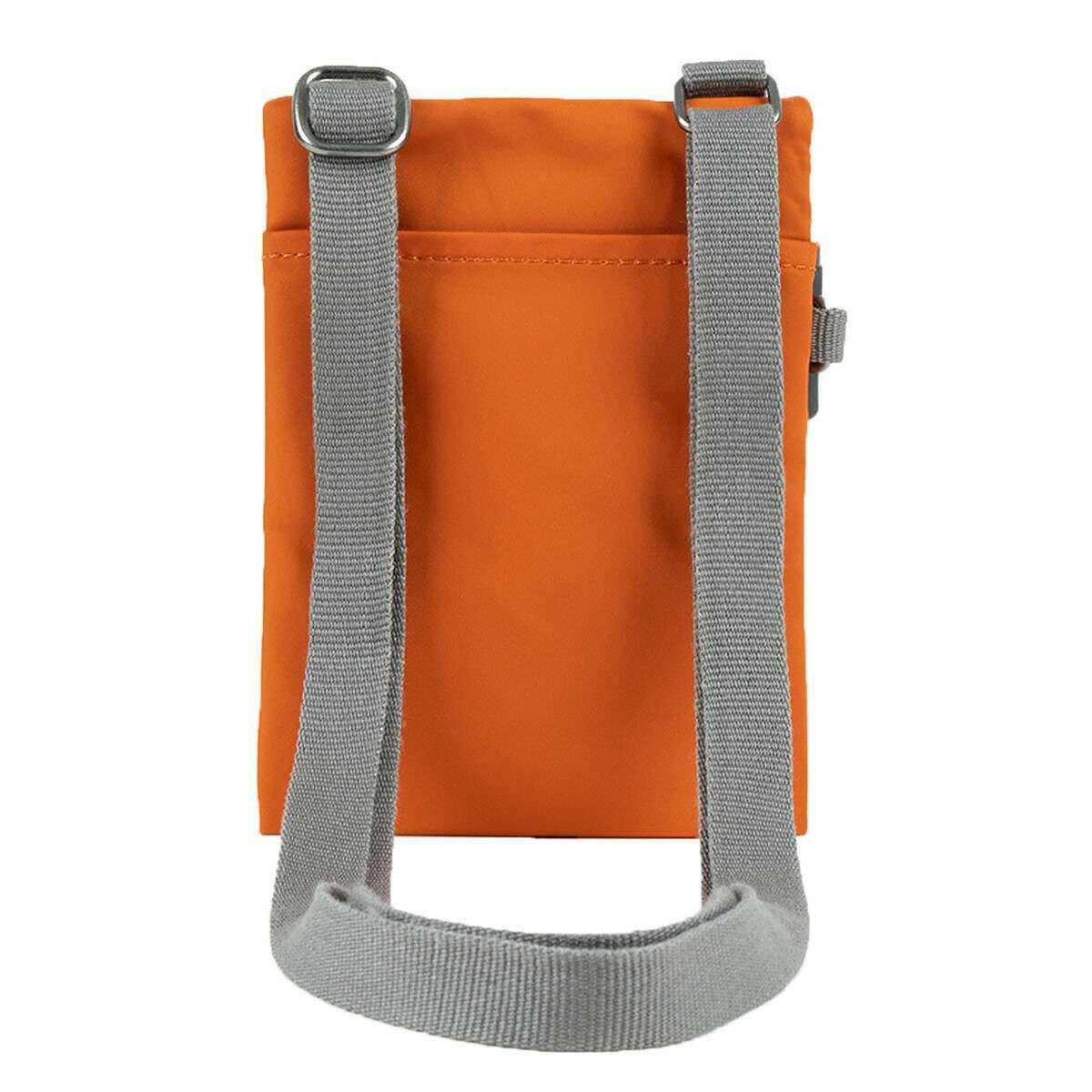 Roka Chelsea Sustainable Nylon Pocket Sling Bag - Burnt Orange - Image 2