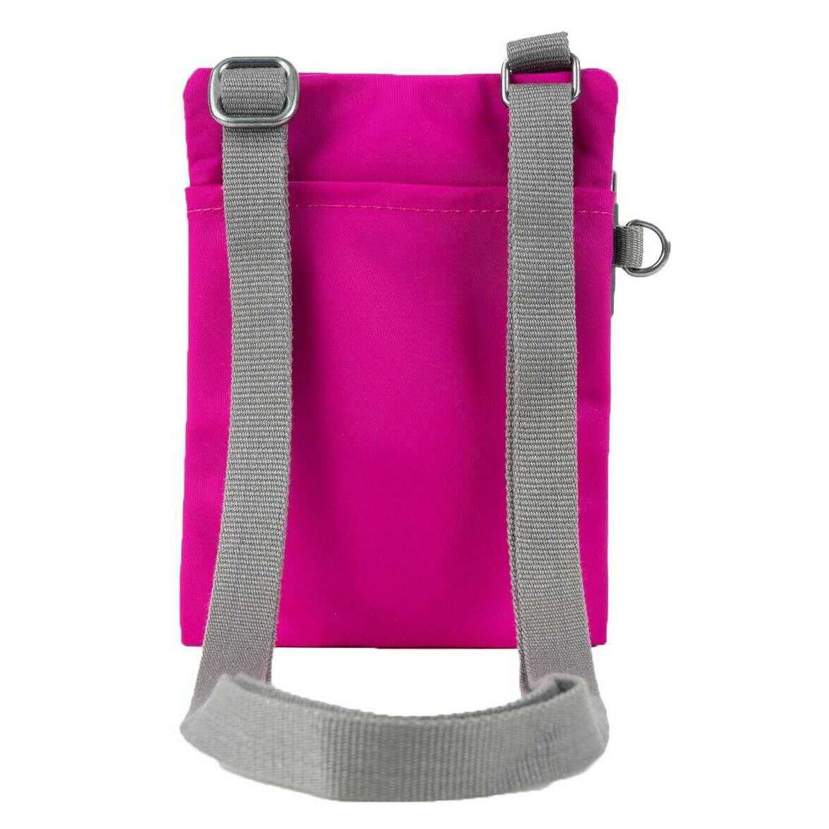Roka Chelsea Sustainable Nylon Pocket Sling Bag - Candy Pink - Image 2