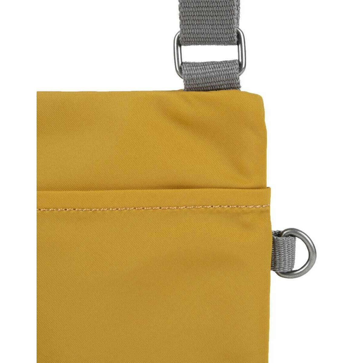 Roka Chelsea Sustainable Nylon Pocket Sling Bag - Corn Yellow - Image 5