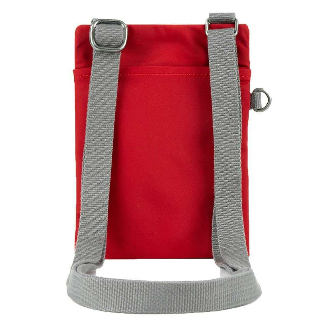 Roka Chelsea Sustainable Nylon Pocket Sling Bag - Cranberry Red - Image 2