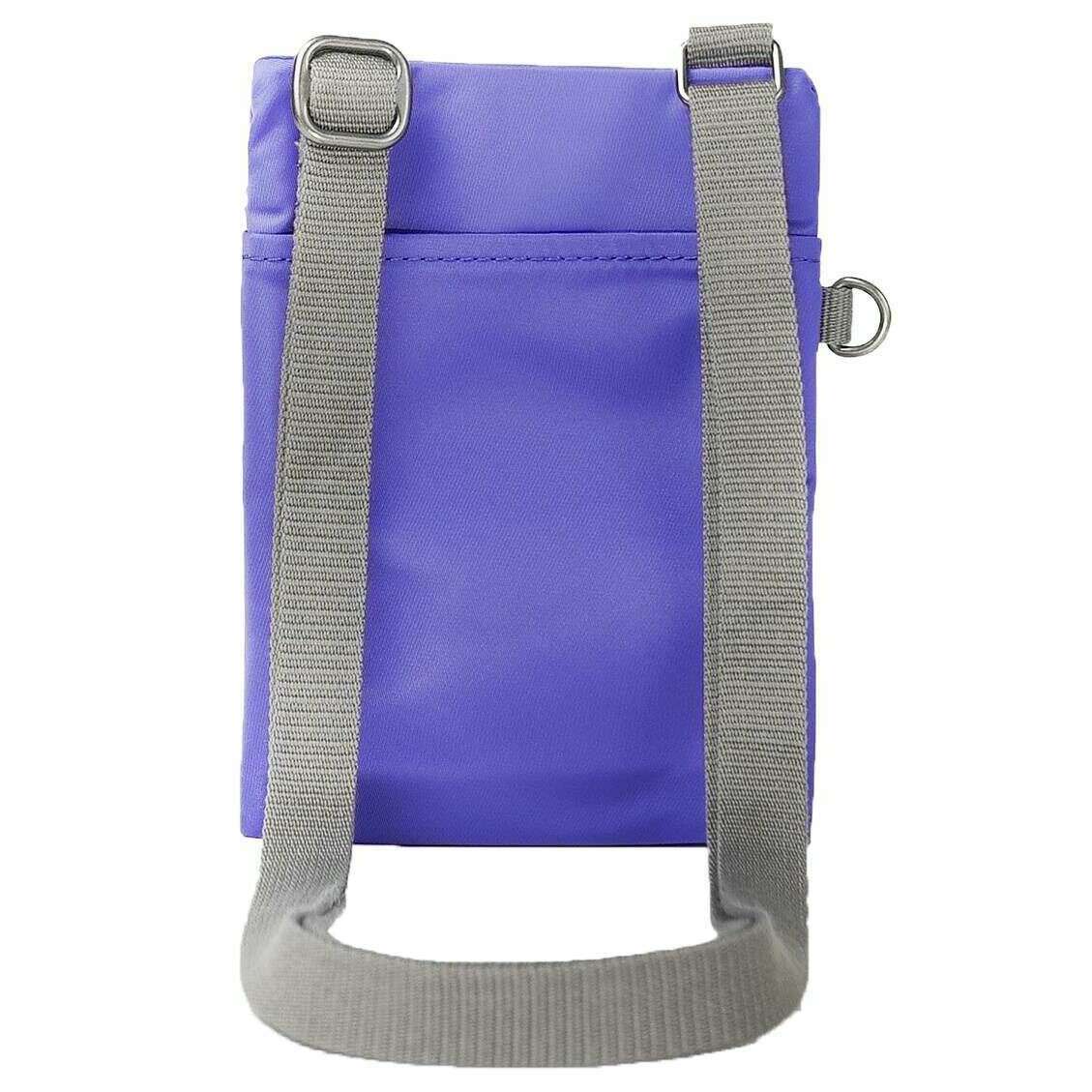 Roka Chelsea Sustainable Nylon Pocket Sling Bag - Simple Purple - Image 2